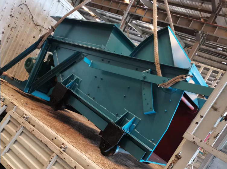 山東礦安機電生產的往復式給煤機發(fā)往山西呂梁